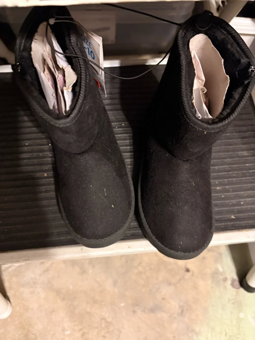 Kids Black Winter Boots